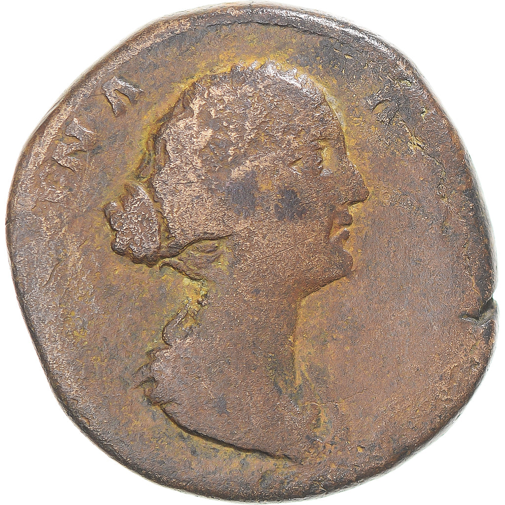 minca,
Faustína II.
Sestertius