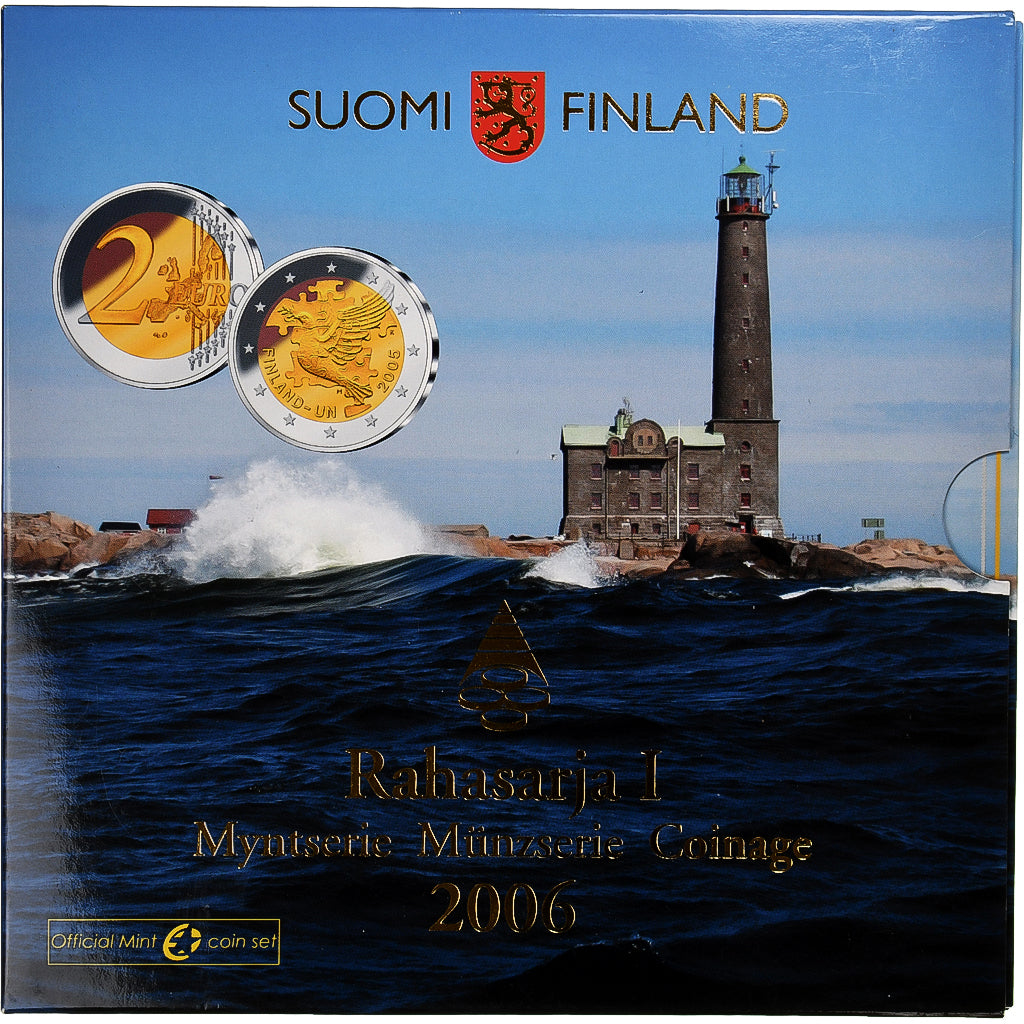 Fínsko,
Setze 1 ct. - 2 eurá,
2006