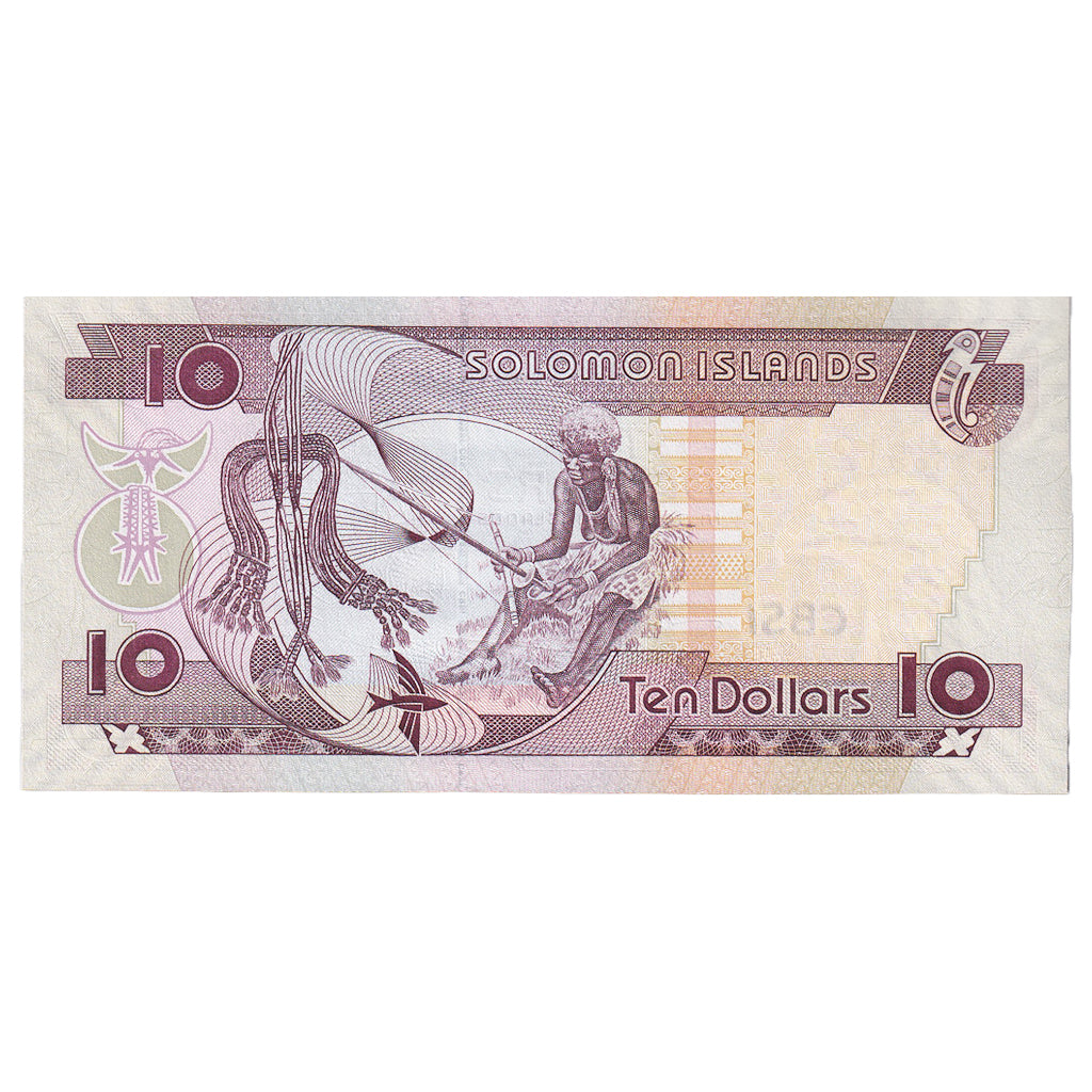 bankovka,
Šalamúnove ostrovy,
10 dolárov