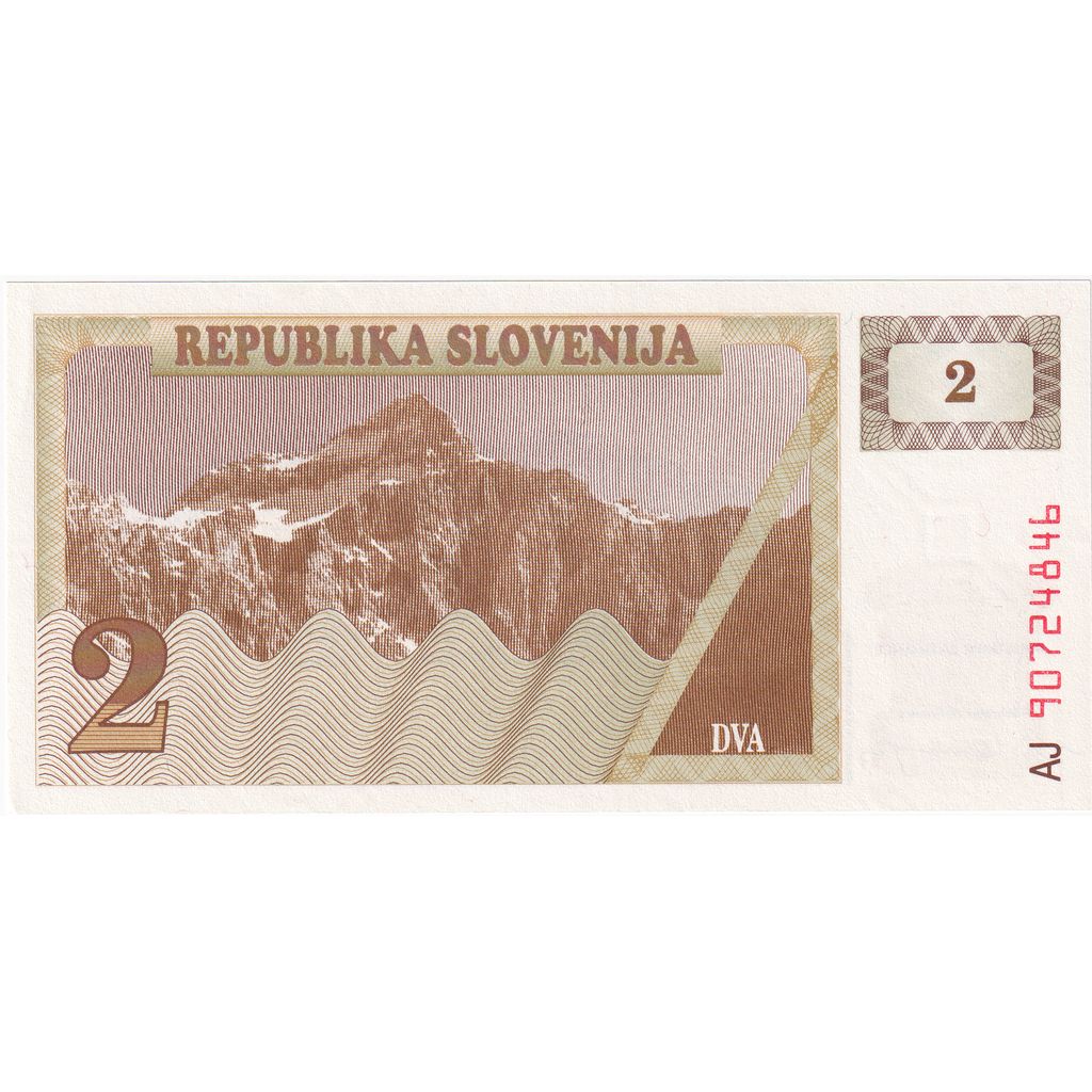 Slovinsko,
2 (Tolarjew),
UNC(65-70)