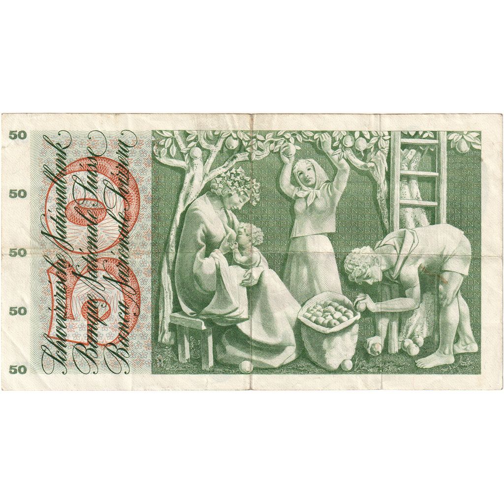 Švajčiarsko,
 
 50 Franken,
 
 15. januára 1969