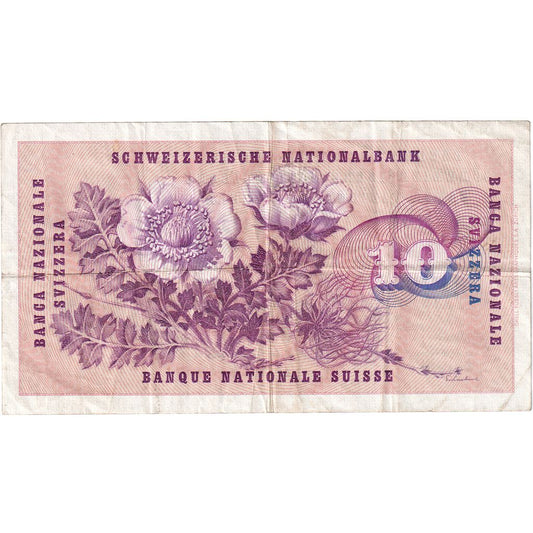 Švajčiarsko,
 
 10 Frankena,
 
 26. októbra 1964
